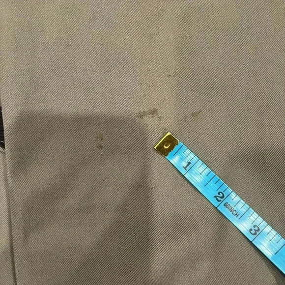 [L] Vtg Dickies Light Canvas Two Tone Workwear Industry Jacket trucker Barn Coat - Picture 8 of 14